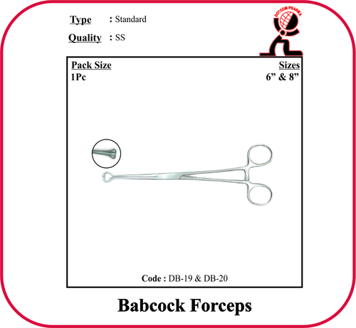 Babcock Forceps 6 Inch