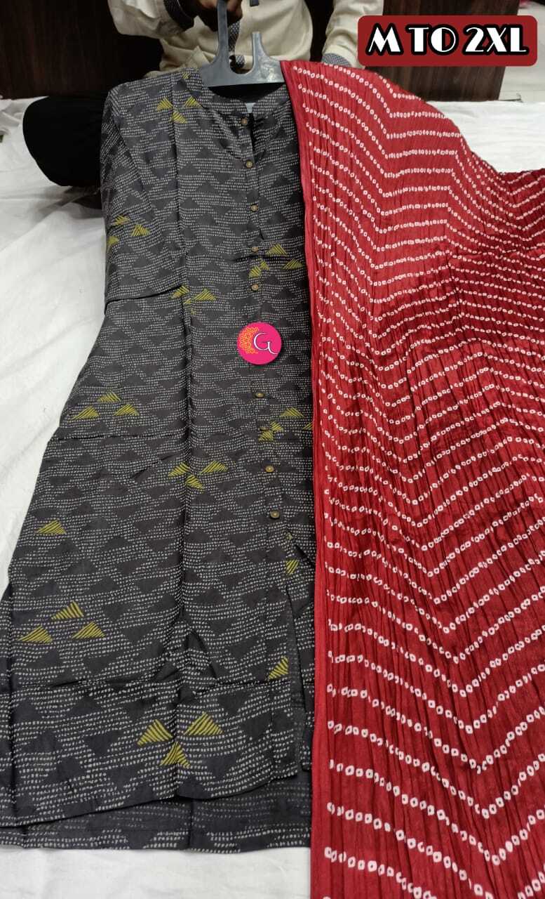 Women Superhit Cotton Kurti And Duptta...
