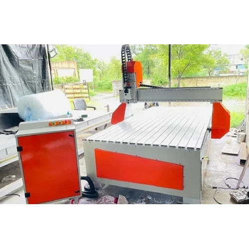 White Cnc Wood Carving Machine