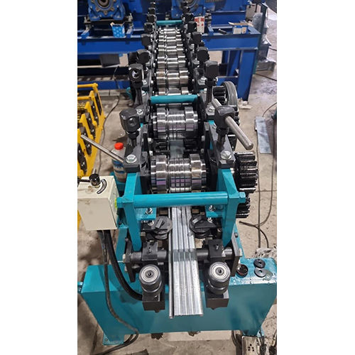 Gray And Blue 8 Roll Triple Design Rolling Shutter Making Machine