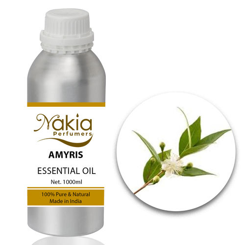 Buy Natural Amyris Essential Oil Online at Best Price in Delhi India Nakia Perfumers