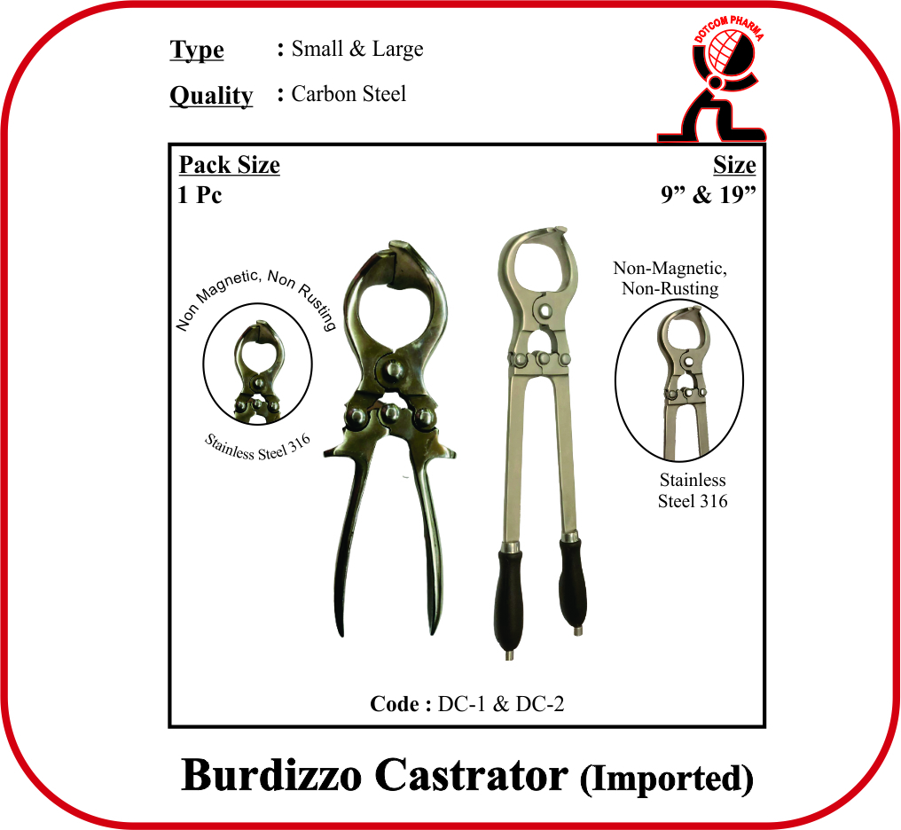 Burdizzo Castrator - Imported Small