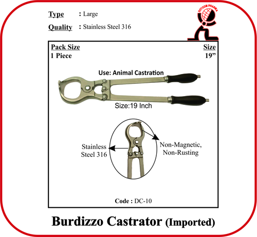 Burdizzo Castrator - Imported Large