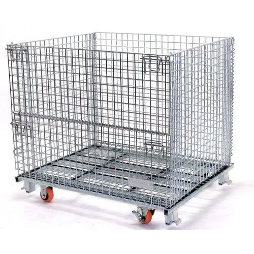 Silver Wire Mesh Pallet