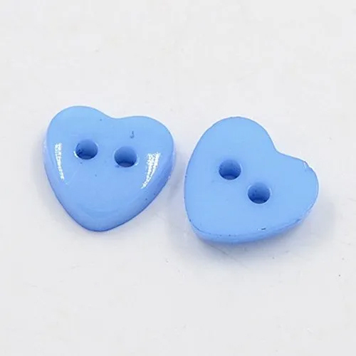 Designer Plastic Button - Round Shape, Various Sizes | Black and Brown Colors for Jeans Applications