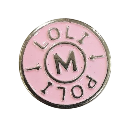 Fancy Jeans Button - Round Pink Button, Different Sizes Available for Custom Styling
