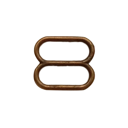 Bag Adjuster Buckle - Metal, Different Size, Brown | Pin Buckle Design, Plating Finish for Enhanced Aesthetic in Bag Applications