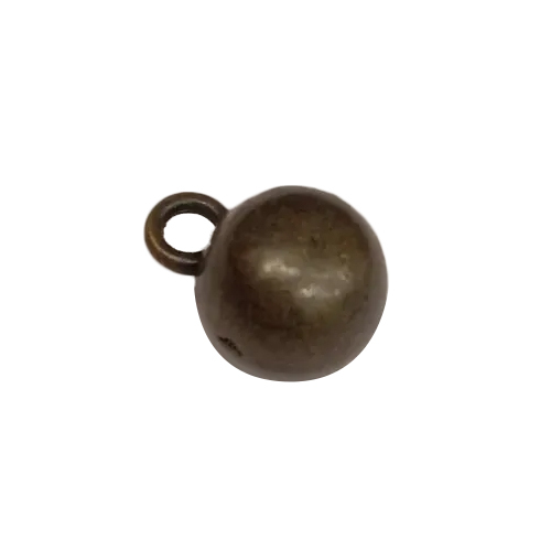 Metal Ghungroo Bells - Metal, 10-20 mm, Brown | Durable Rust-Resistant Design, Ideal for Crafting, Easy to Color and Paint