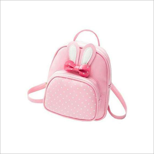 Girls Rabit Pink Backpack