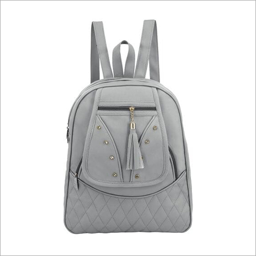 Ladies Grey Backpack