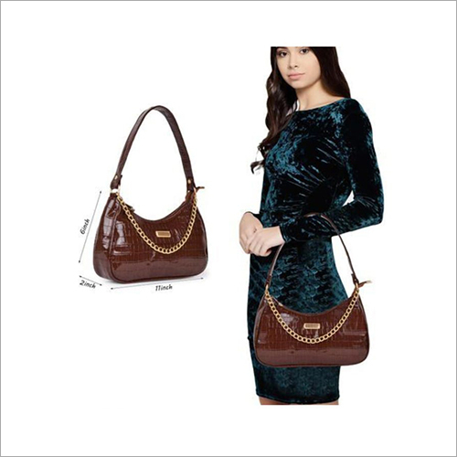 Ladies Maroon Handbag