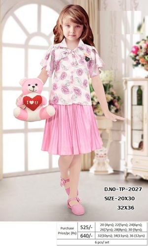 Girls Fancy Party Dress-19 Age Group: 3-11 Years