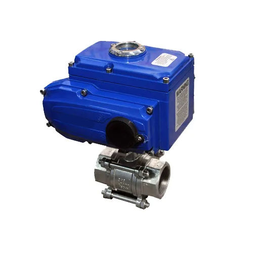 Electrical Actuator Screwed Ball Valve