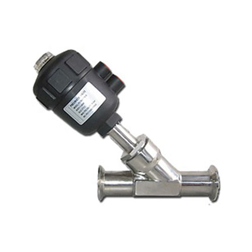 Silver-black Tri Clover End Control Valve