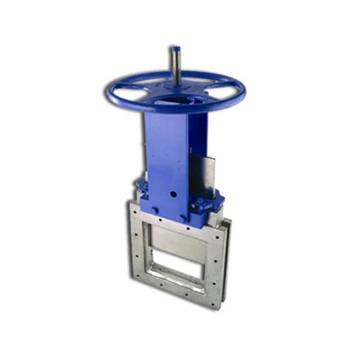 Blue-Grey Heavy Duty Knife Edge Gate Valve