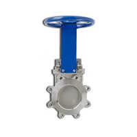 Blue-grey Stainless Steel Knife Edge Gate Valve