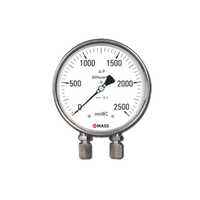 Silver Differential Low Pressure Gauge