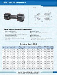 DISC PACK COUPLINGS