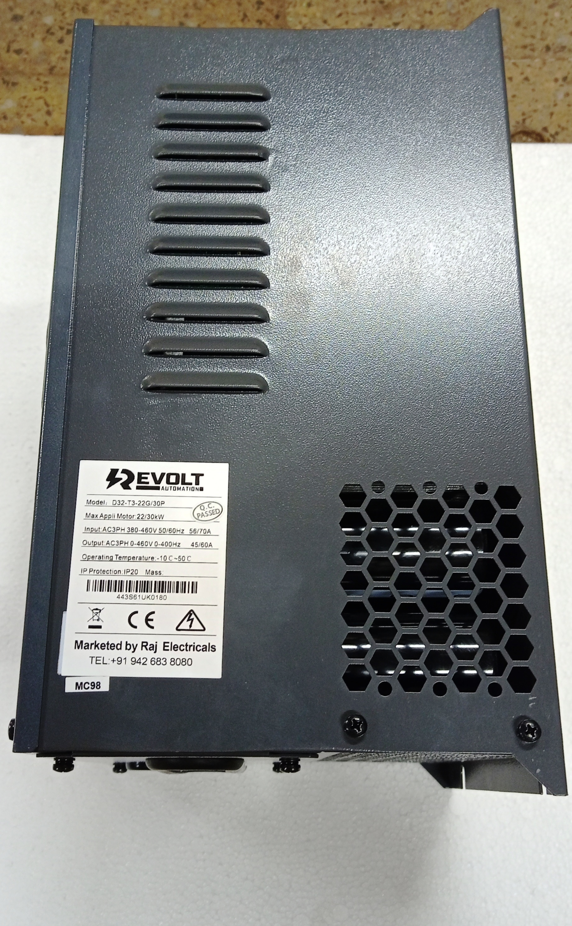 22-30 kw Revolt AC Drive