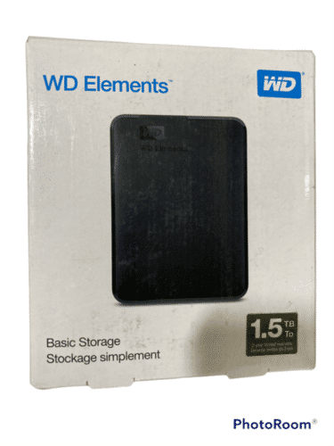 Black Wd Elements 1.5 Tb