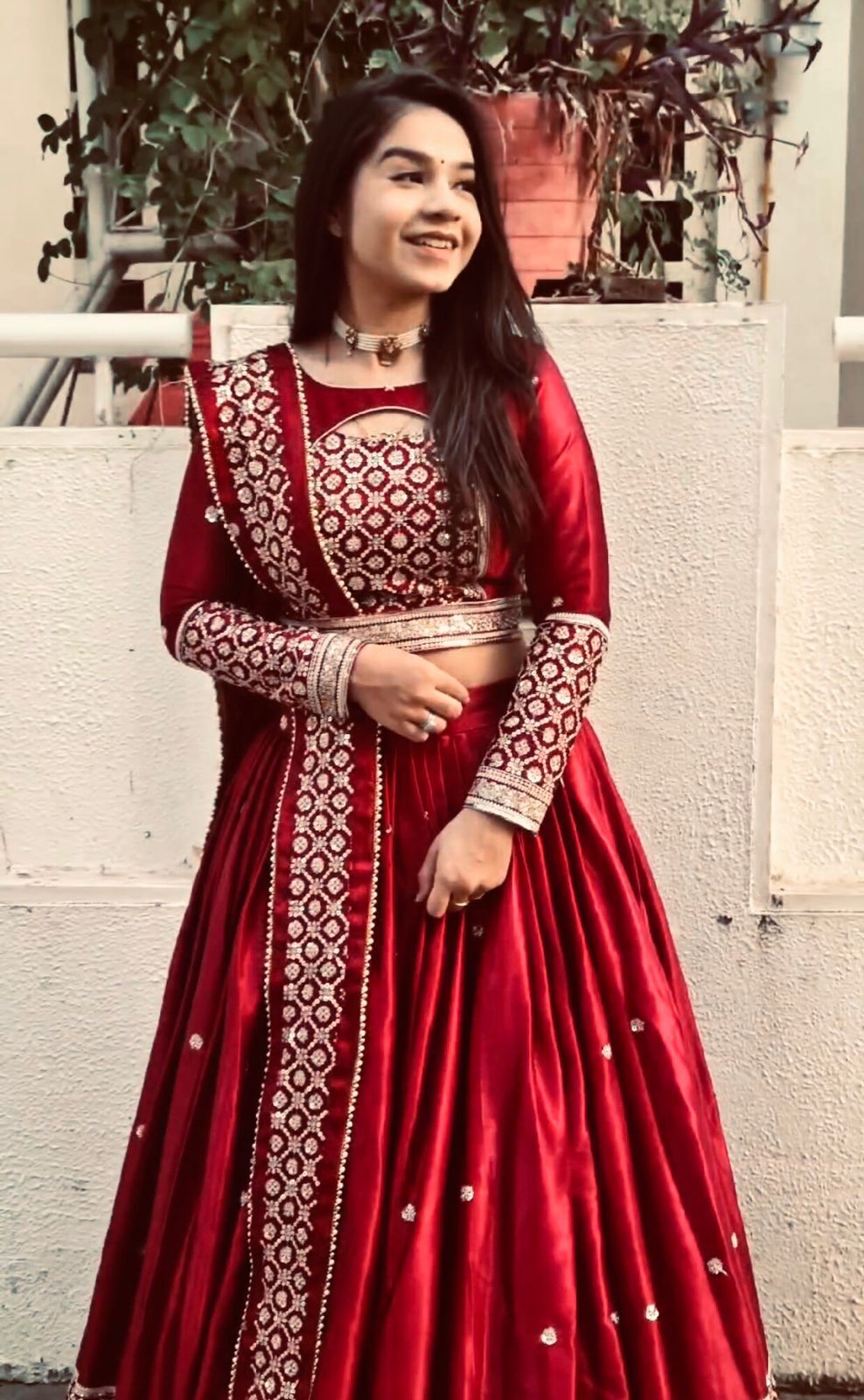 Women Designer Sequence Embroidery  Lehehnga Choli...