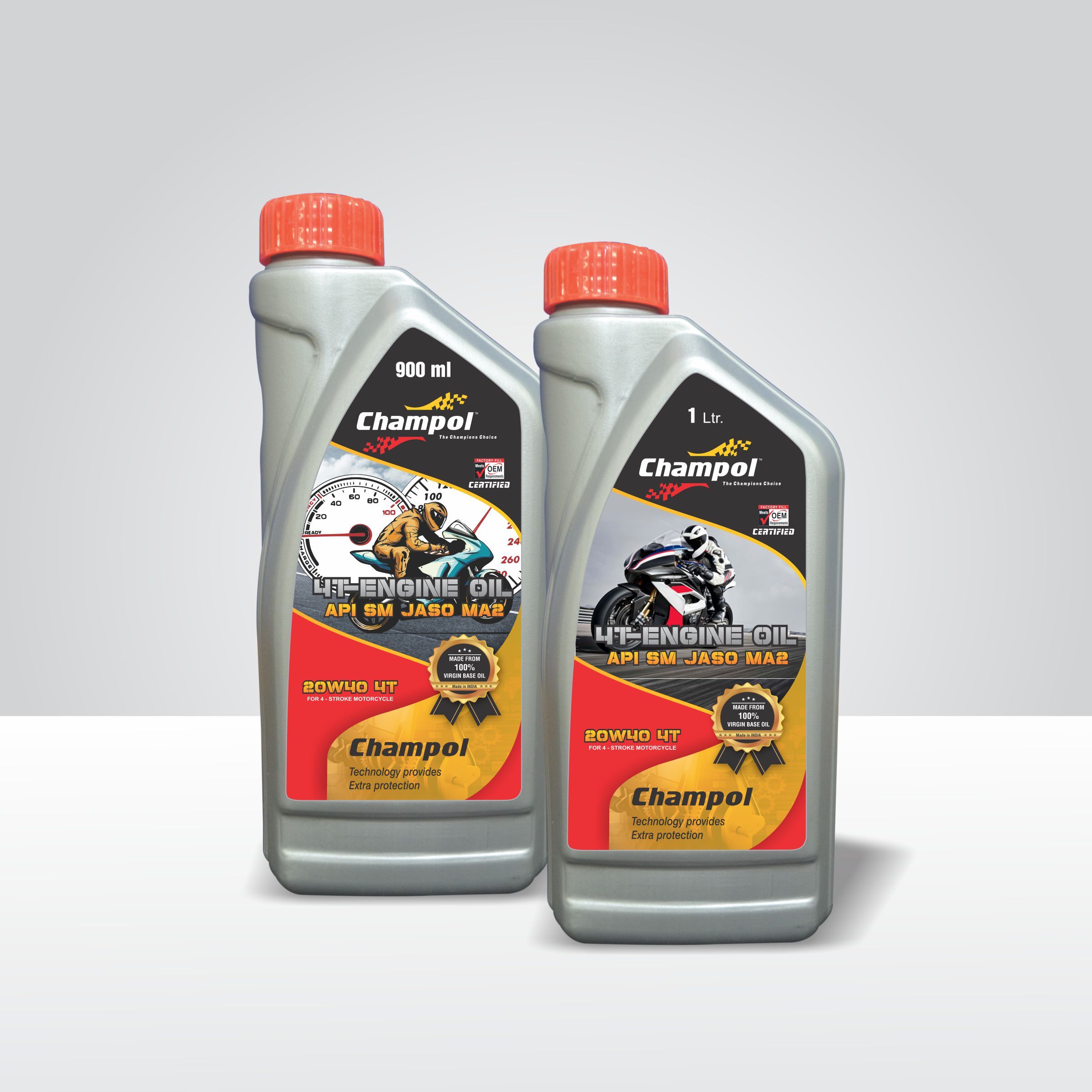 4t Bike Engine Oil Sl/Sm/Sn (800ml/900ml/1ltr)