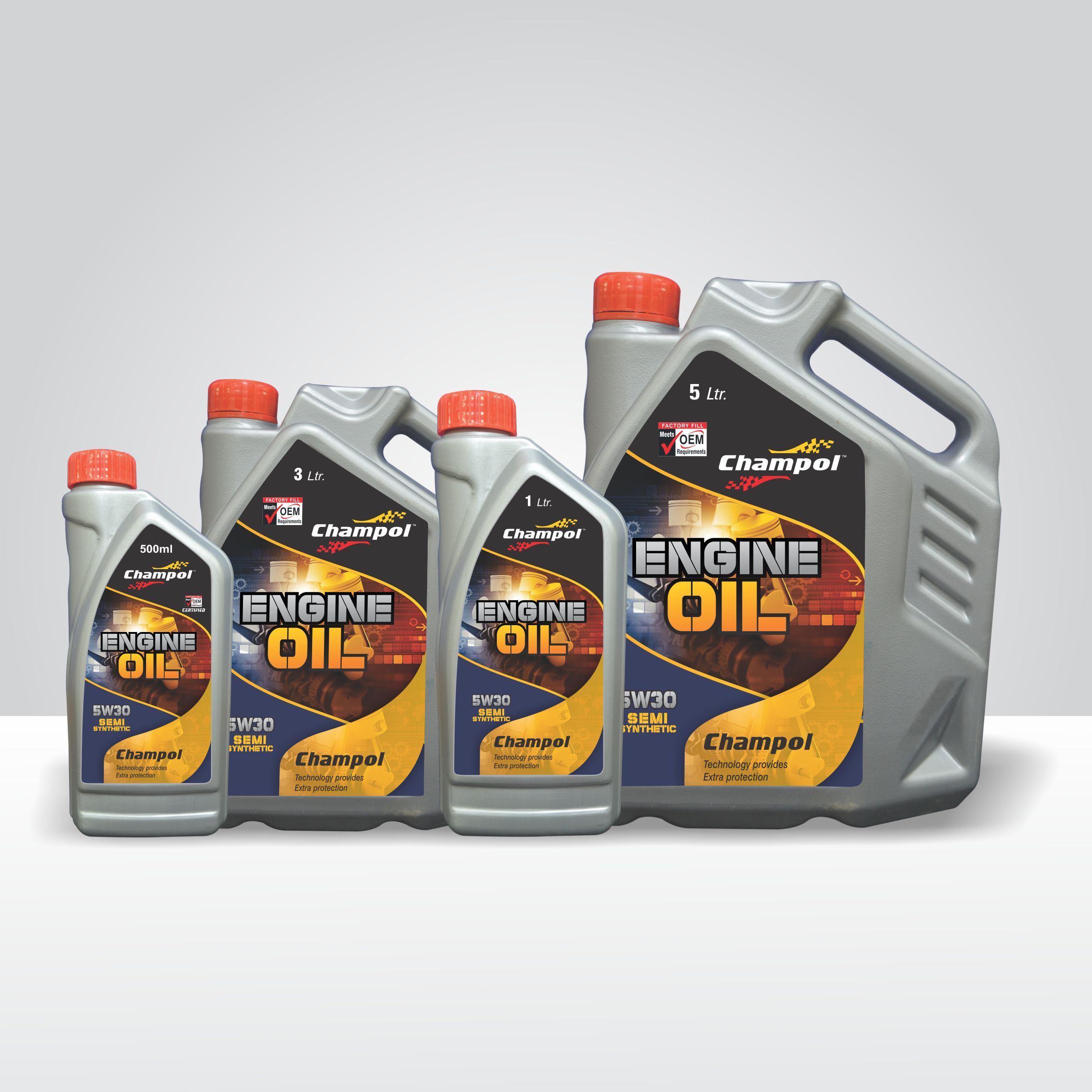 Champol 5w30 Semi Synthetic Engine Oil