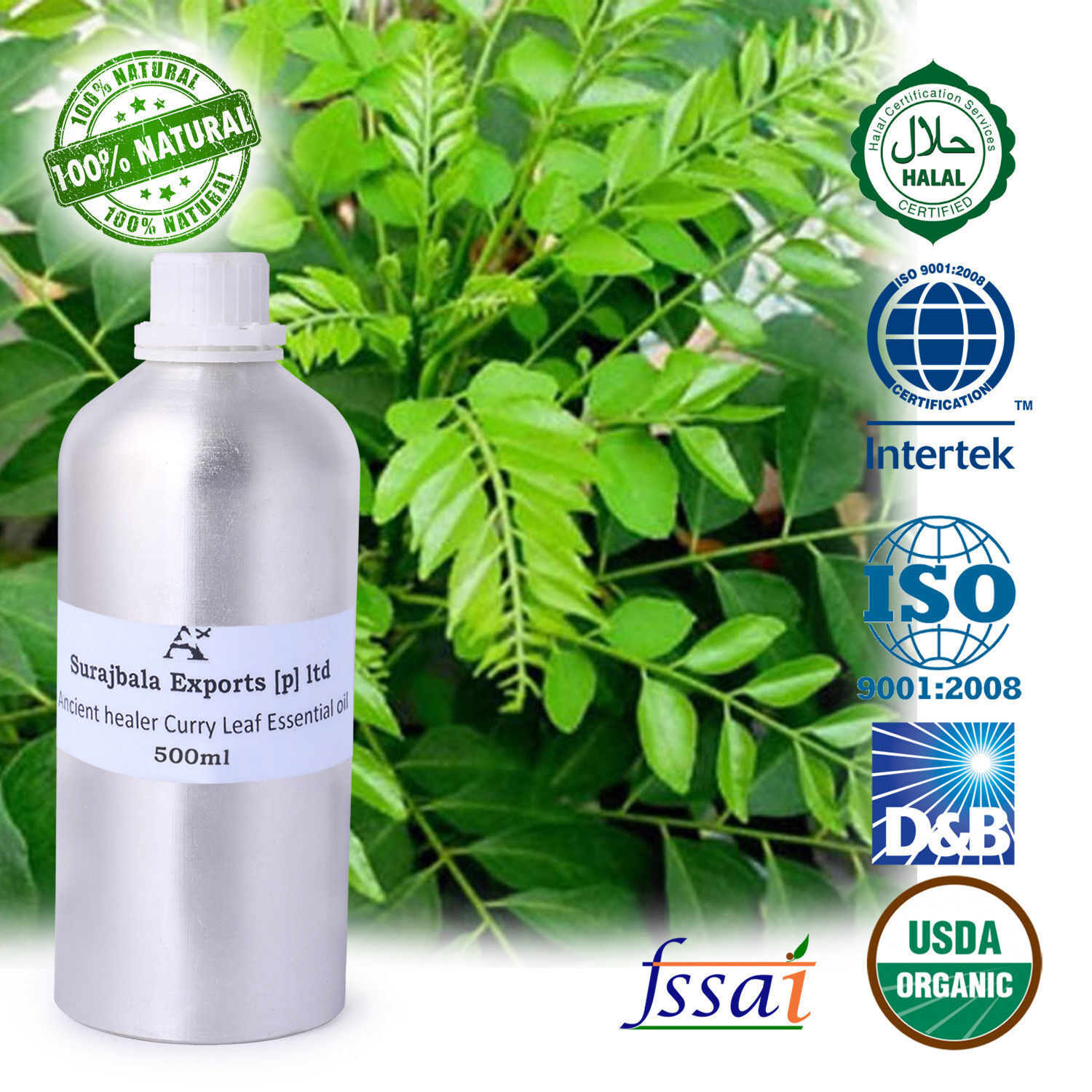 Curry Leaf Essential Oil 1000 ml