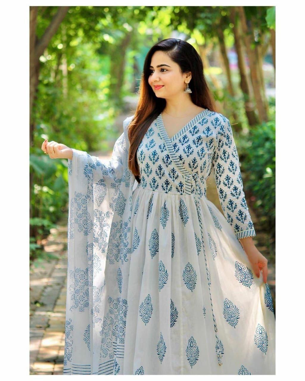 Sonal Blue Rayon Kurti Plazzo