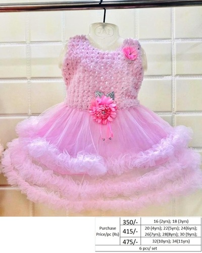 Girls Fancy Party Dress-23