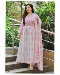 Sonal Pink Rayon Kurti Plazzo