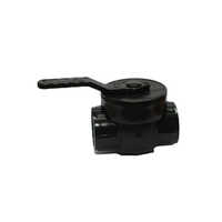 Pp Top Entry Ball Valve - Pp Material, Size 2", 2.5", 3", 4", Black Color | Usage In Agriculture, Screw Connector Type, Medium Temperature Handling