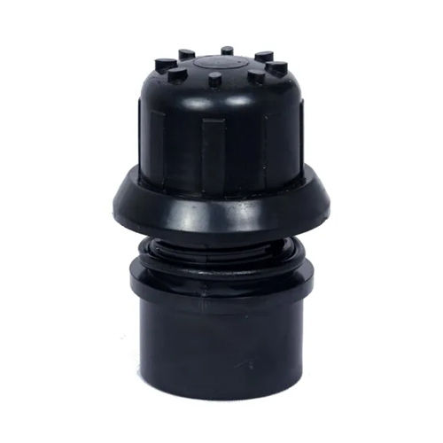 Black Drip Irrigation Flush Valve