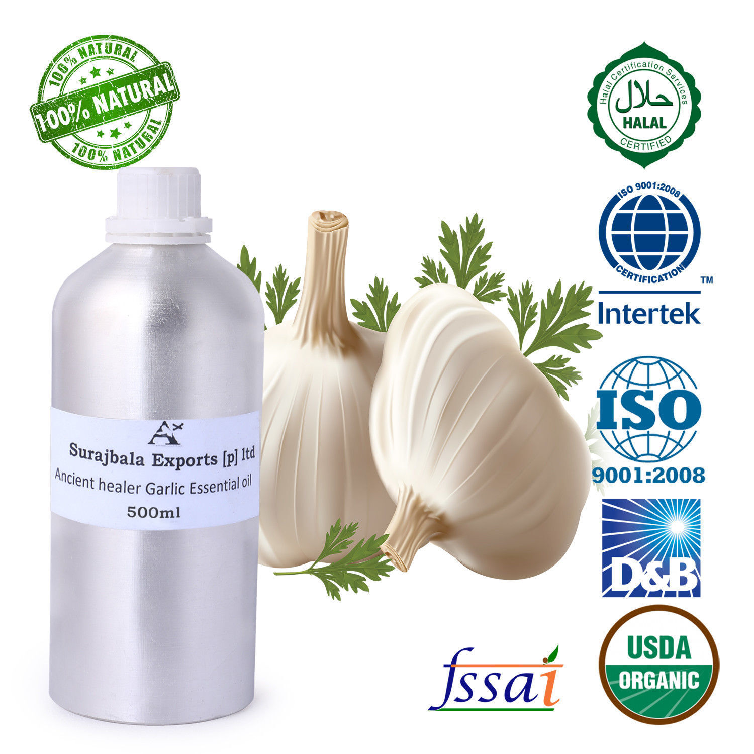 1000 ml Garlic Essential Oil