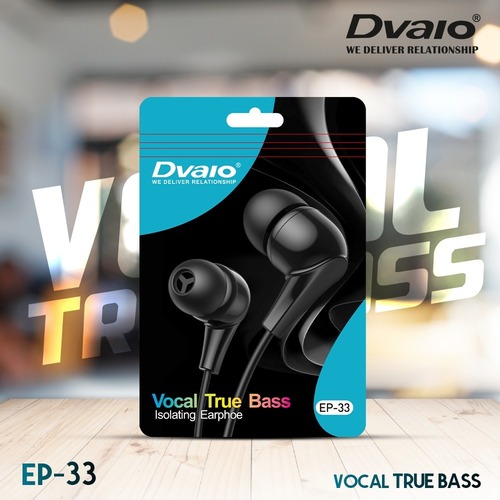 Dvaio EP-33 Wired In the Ear Headphone (With mic Yes Assorted)