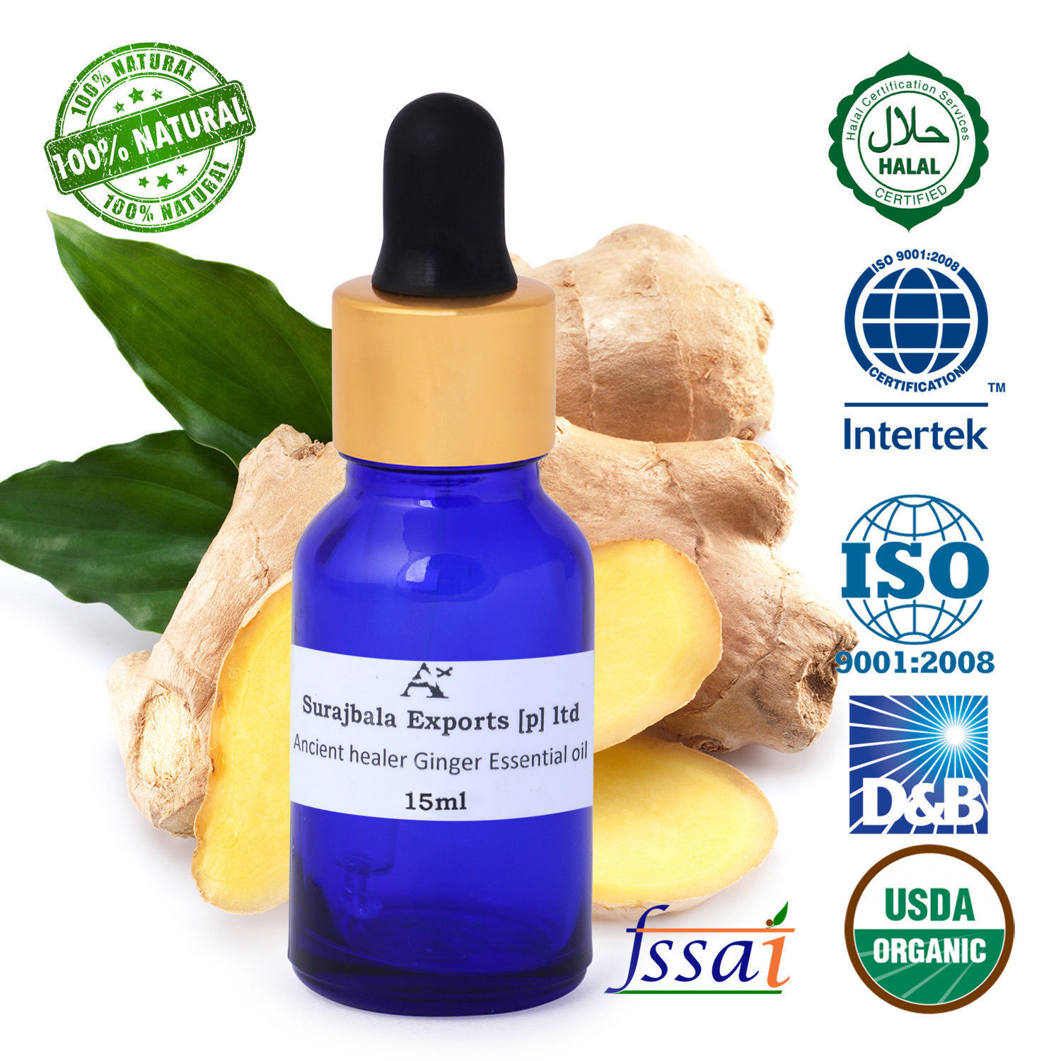 1000 ml Ginger Essential Oil