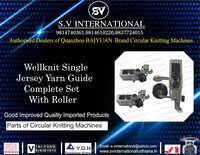Wellknit Single Jersey Yarn Guide Complete Set with Roller