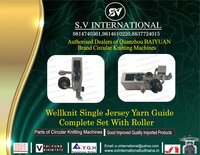 Wellknit Single Jersey Yarn Guide Complete Set with Roller