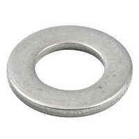 Flat Round Washer - Mild Steel, 8 Size, Silver Color, Polished Surface Treatment | Round Shape, Industrial Usage, Dimensional Accuracy, Long Service Life