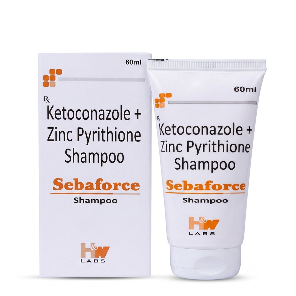 Hair Treatment Products 60ml Ketoconazole Zinc Pyrithione Shampoo