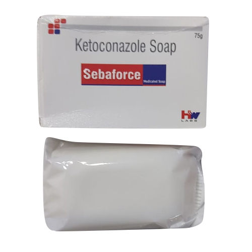 White 75g Ketoconazole Soap