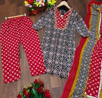 Ankita Black Cotton Kurti