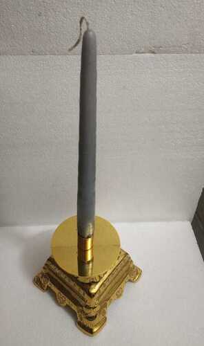 Gold Church Candle Holder