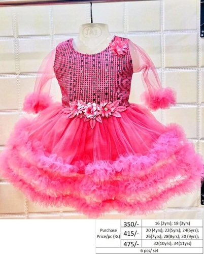 Girls Fancy Party Dress-22