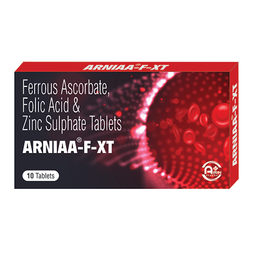 Ferrous Ascorbate Folic Acid And Zinc Sulphate Tablet