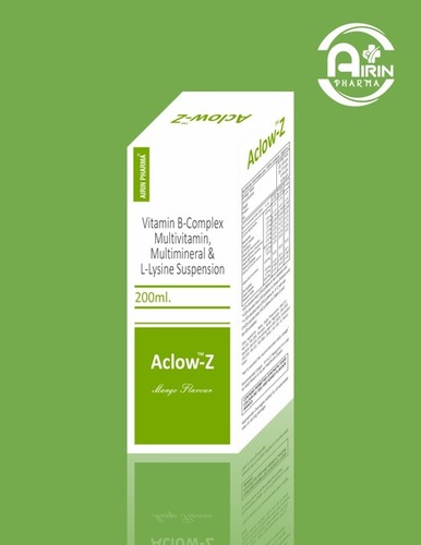 200Ml Vitamin B Complex Multivitamin Multimineral And L Lysine Suspension