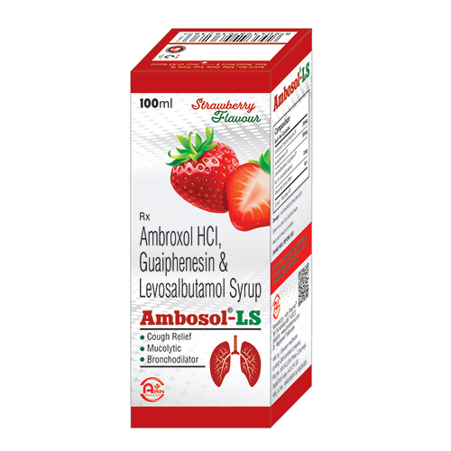 100Ml Ambroxol Hci Guaiphenesin And Levosalbutamol Syrup