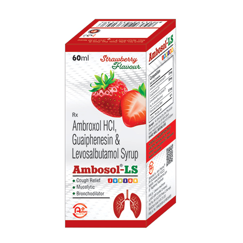 60Ml Ambroxol Hci Guaiphenesin And Levosalbutamol Syrup