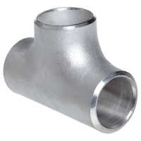Inconel Tee - Industrial Grade Silver Metal | Corrosion Resistant, High Strength Design