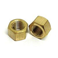 Brass Hex Polished Nuts